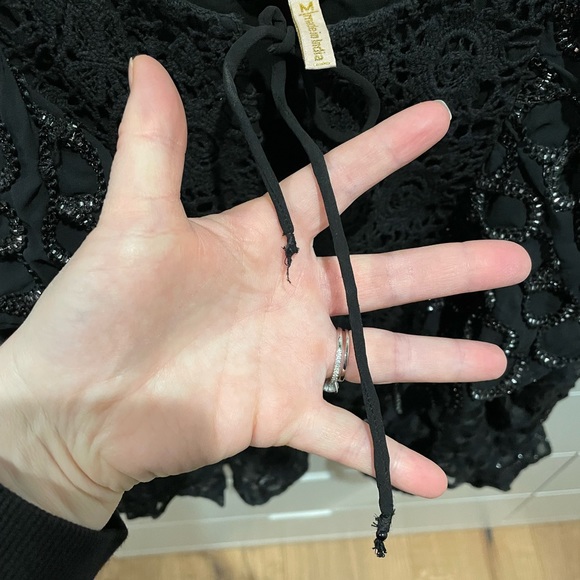 Anthropologie Verb Black cocktail top - Picture 7 of 7